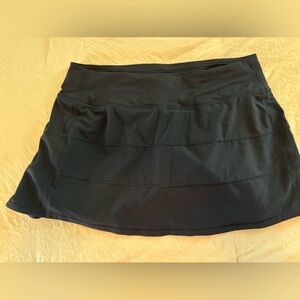 Navy Pace Rival Midrise Skirt